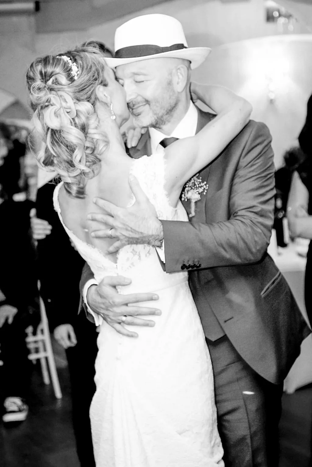 Noir et blanc — photographie de mariage