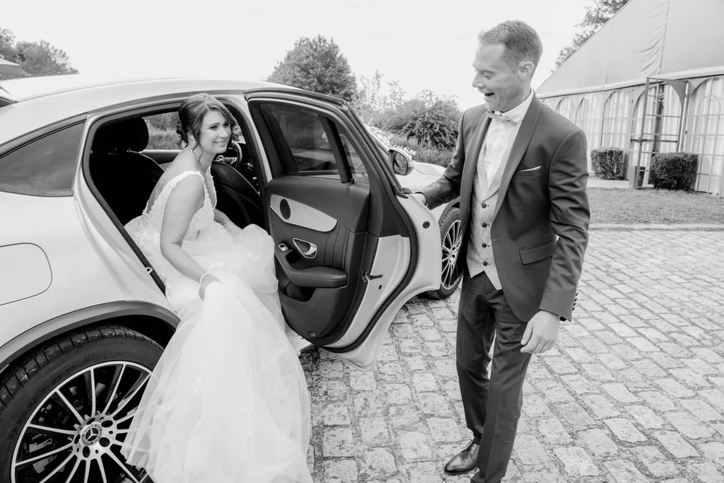Noir et blanc — photographie de mariage