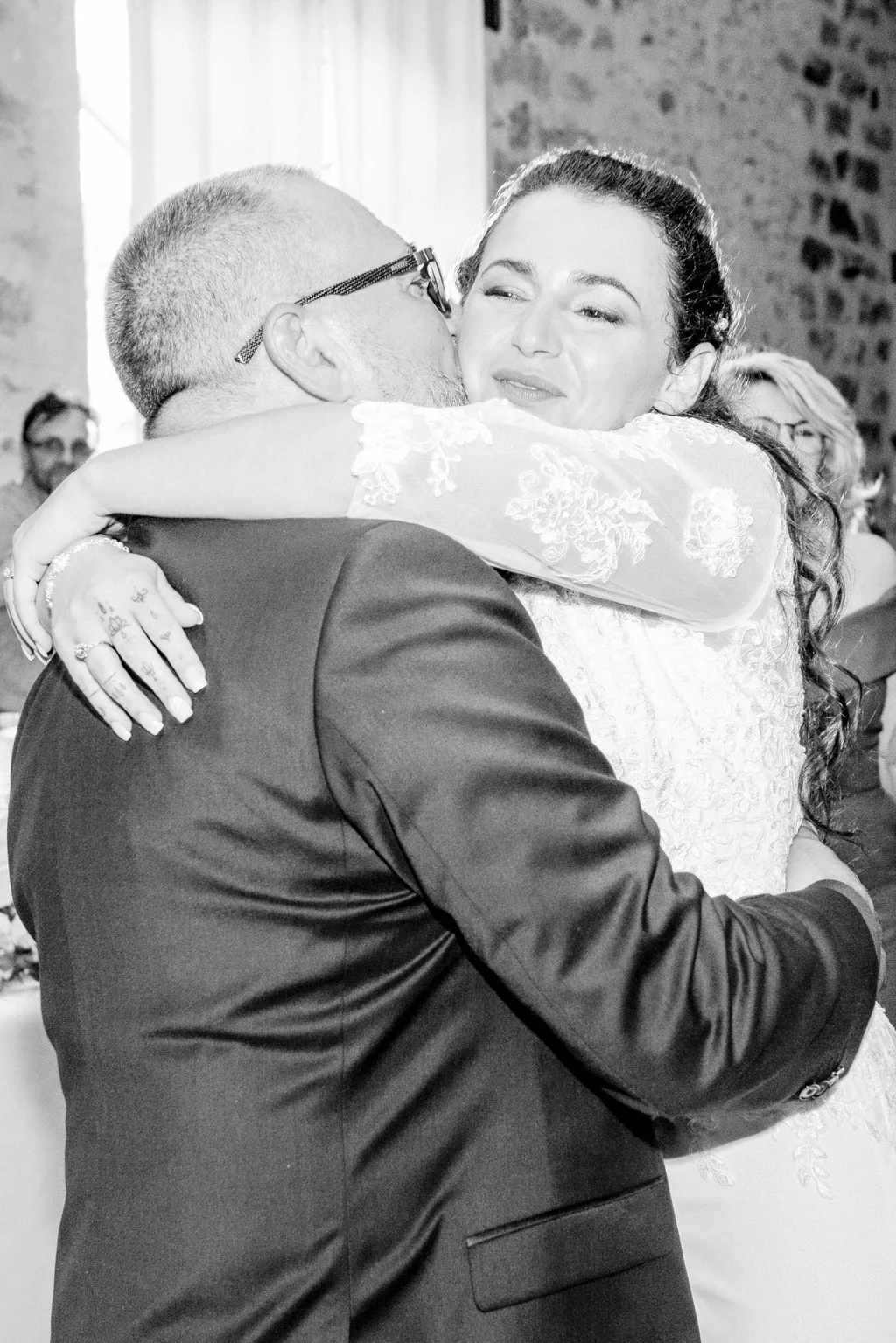 Noir et blanc — photographie de mariage