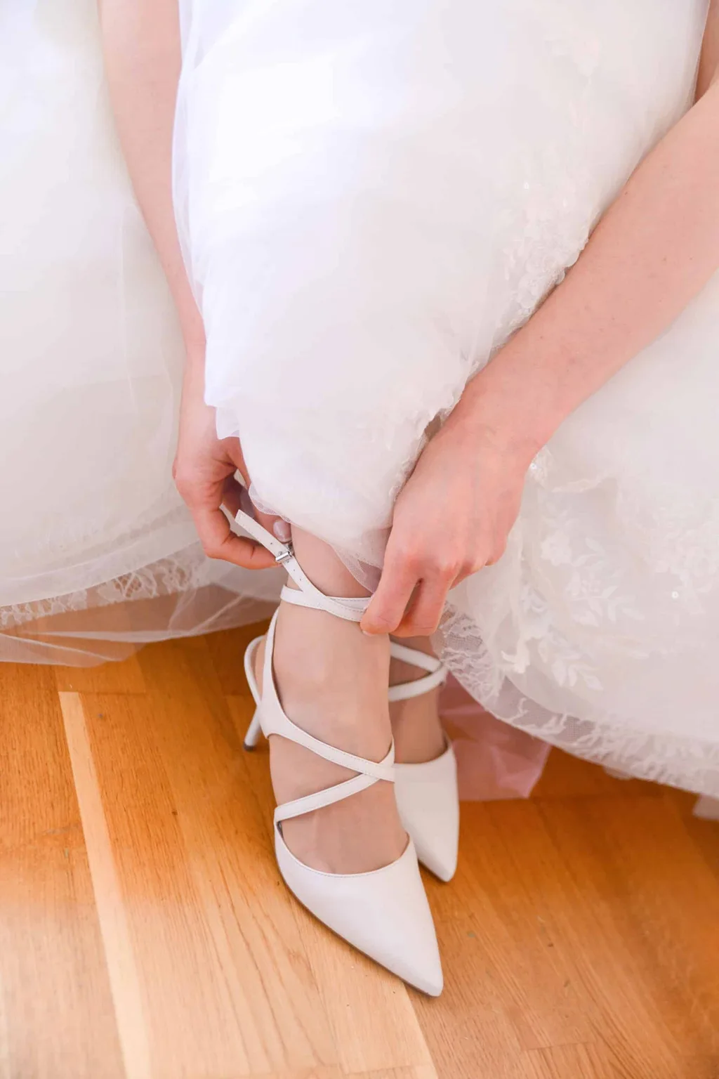 Préparatifs de la mariée — photographie de mariage