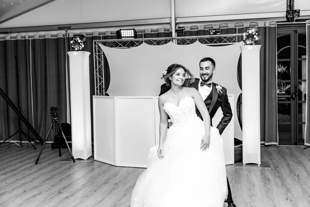 Noir et blanc — photographie de mariage