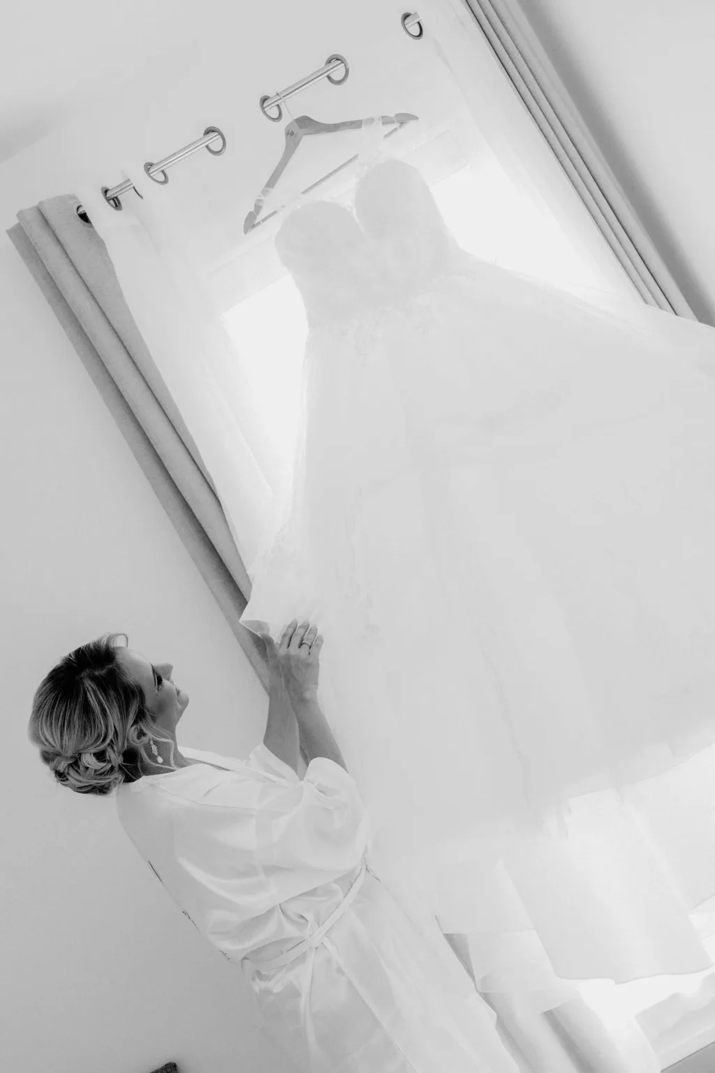 Noir et blanc — photographie de mariage