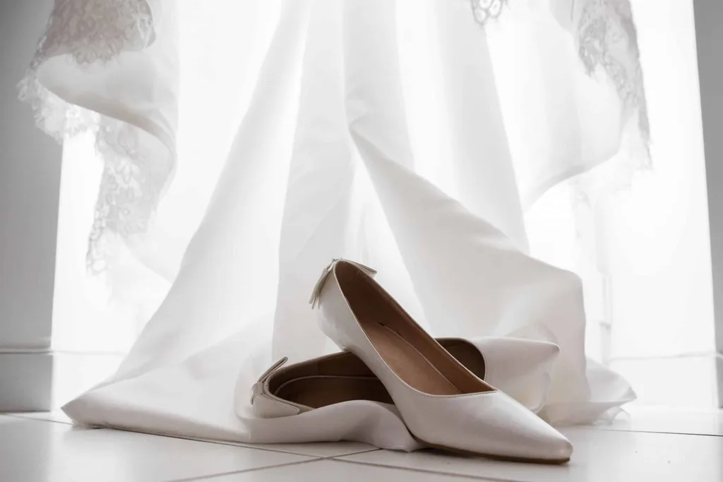 Préparatifs de la mariée — photographie de mariage