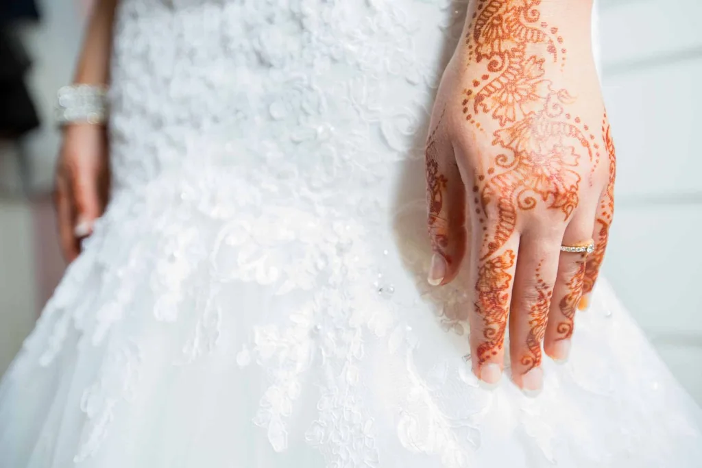 Préparatifs de la mariée — photographie de mariage