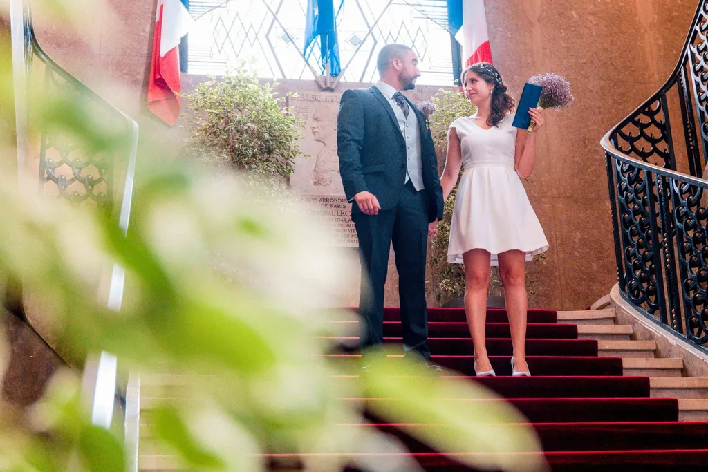 Cérémonie civile — photographie de mariage
