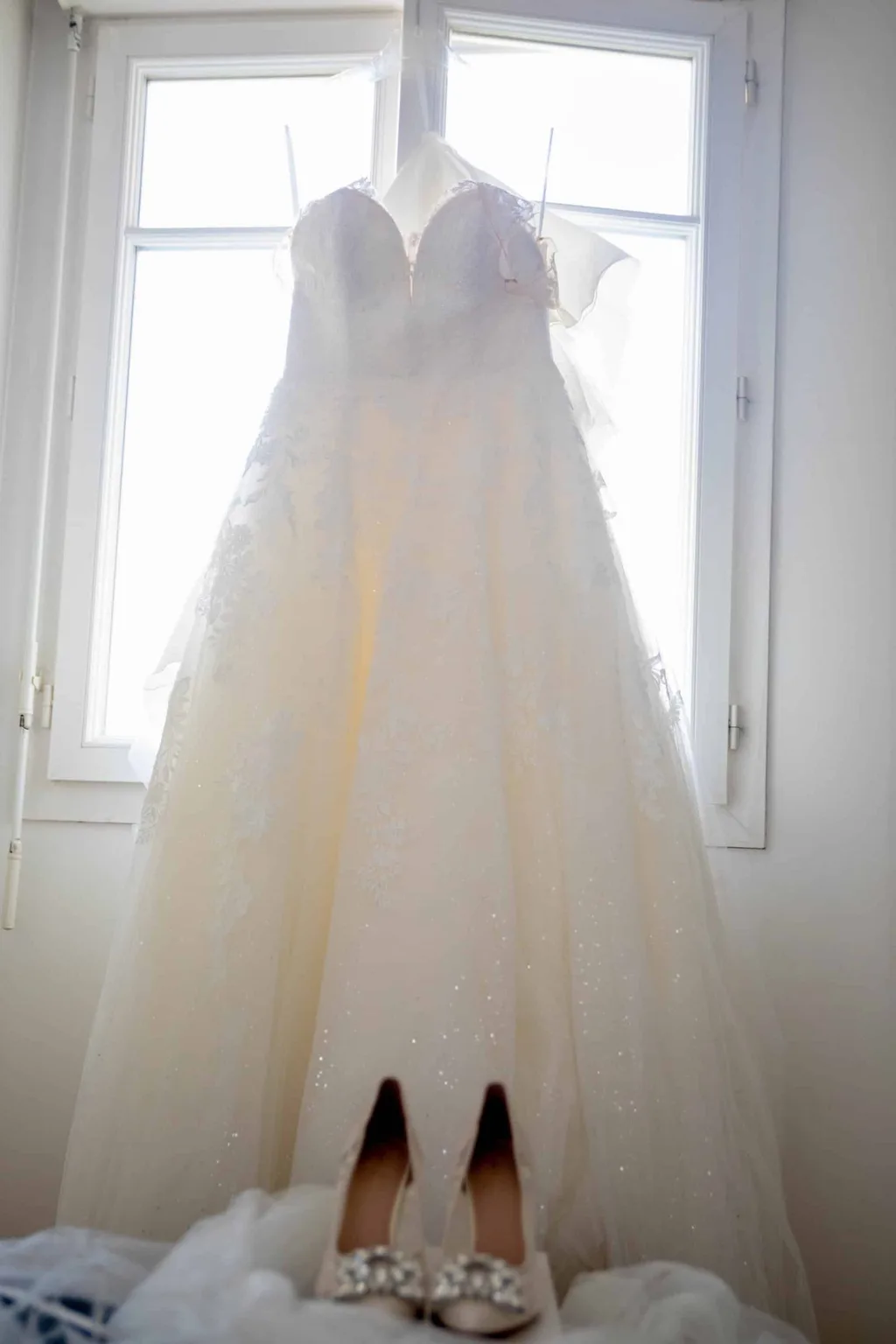 Préparatifs de la mariée — photographie de mariage
