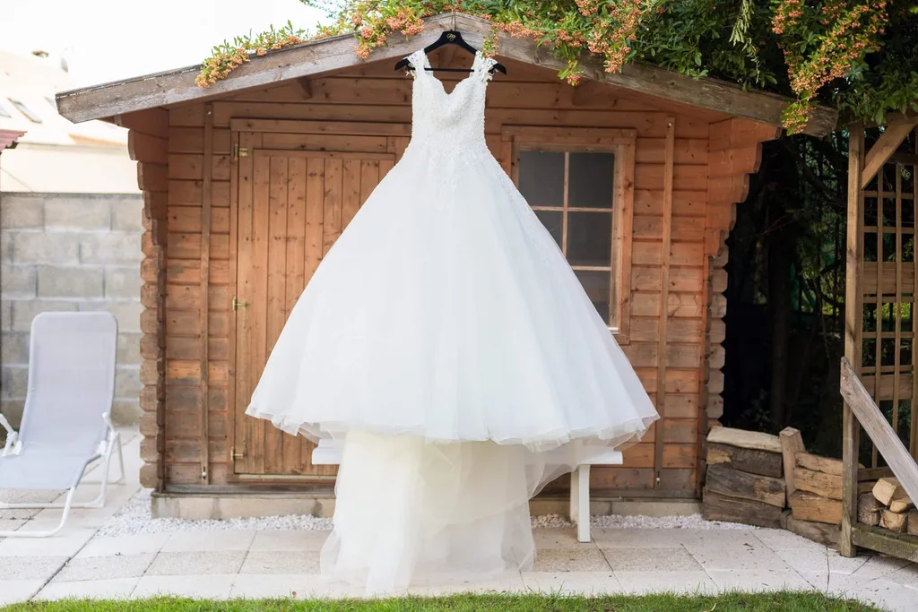 Préparatifs de la mariée — photographie de mariage