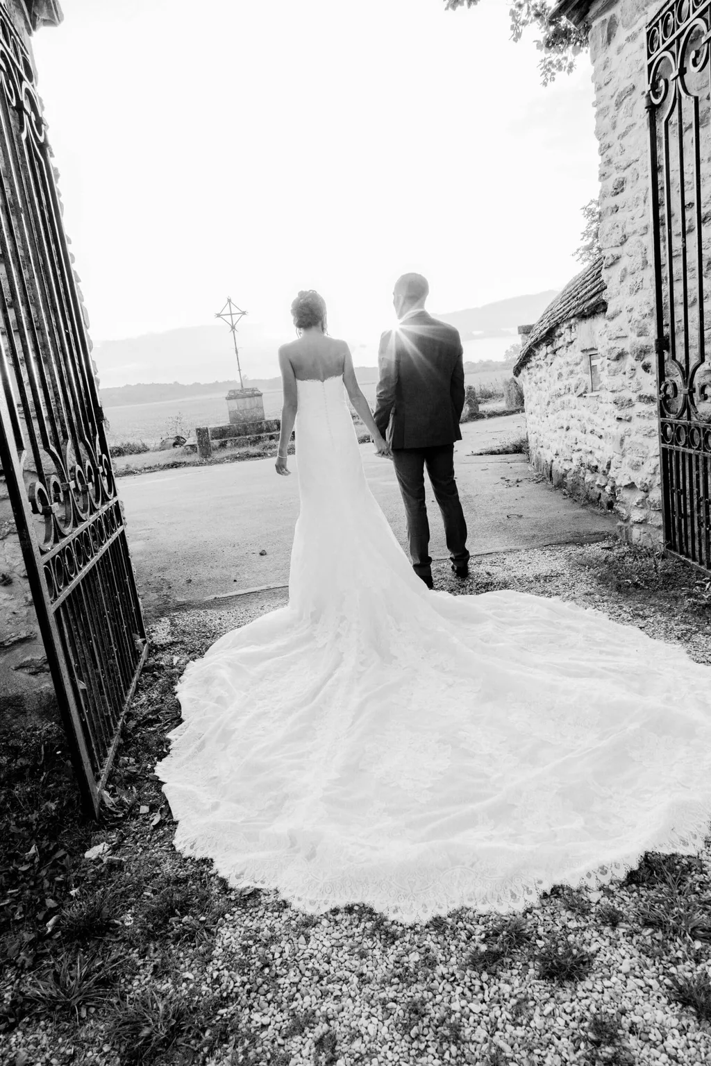 Noir et blanc — photographie de mariage